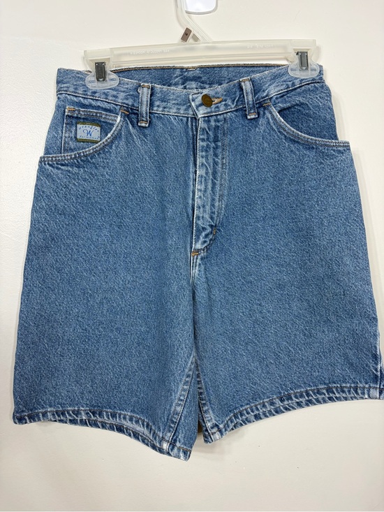 Wrangler Pants - Vintage Wrangler For Women High Waisted Denim Shorts 90s Mom Made in USA Size 4